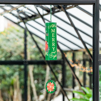 Carillon cylindrique de 36 po, «All is Merry and Bright»