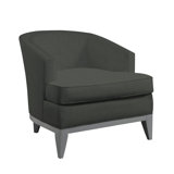 Caroline 31" Wide Polyester Barrel Chair