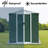 6Ftx4ft Apex Roof Outdoor Tool Storage House Garden Shed With Aluminum Alloy Frame And Sliding Door-123923985
