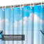 Magnifique rideau de douche avec 12 crochets Nature Spring-1044086411