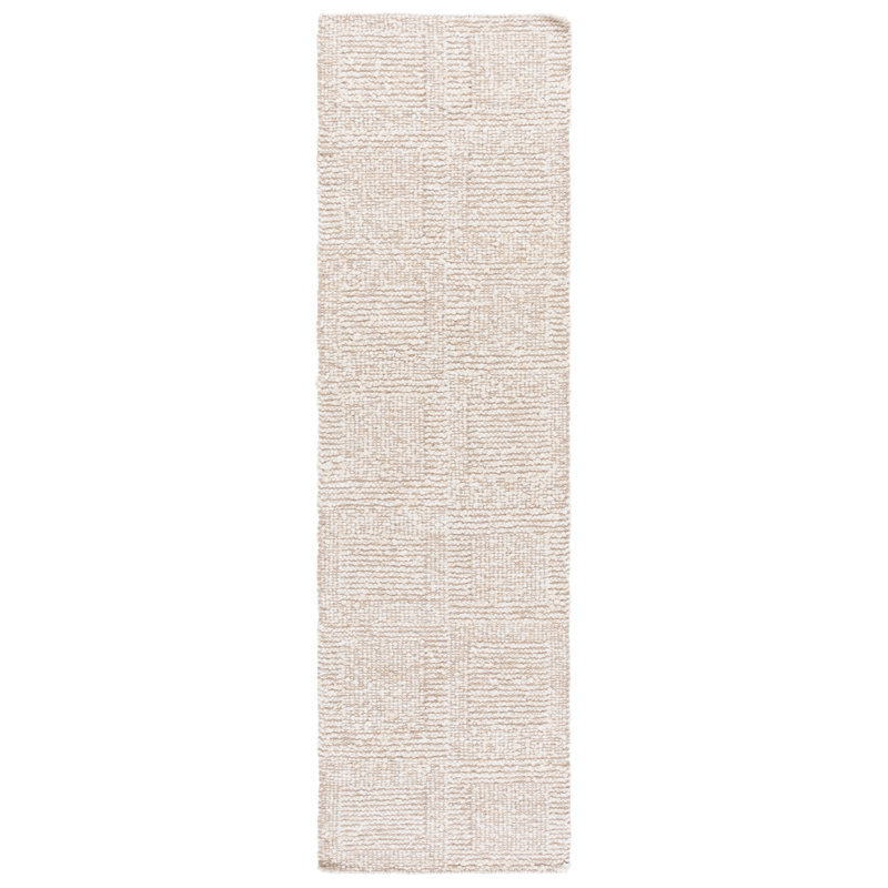 Manhattan Hand Woven Wool;Cotton Solid Color Rug, Runner 2'3" x 8'