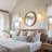 1-Light Oval Glass Armed Wall Sconce