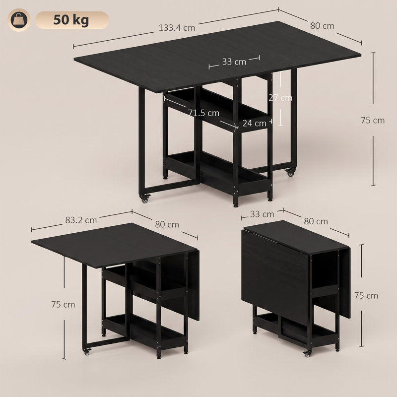 Dining Table, Black