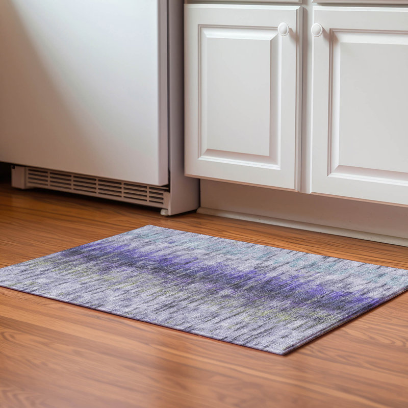 Tapis décontracté de qualité supérieure Mayfield AMF2319, 1 pi 8 po x 2 pi 6 po, Mauve
