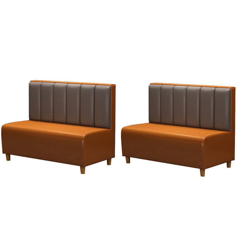 Banc de rangement Michalla, Orange
