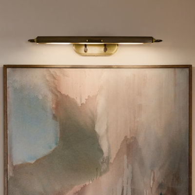 Caillier 35.25" 3-Light Picture Light in Lacquered Bronze