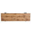 Banc de salle à manger de style campagnard 59 pouces avec design industriel, utilisation polyvalente pour la cuisine, le couloir et la chambre à coucher