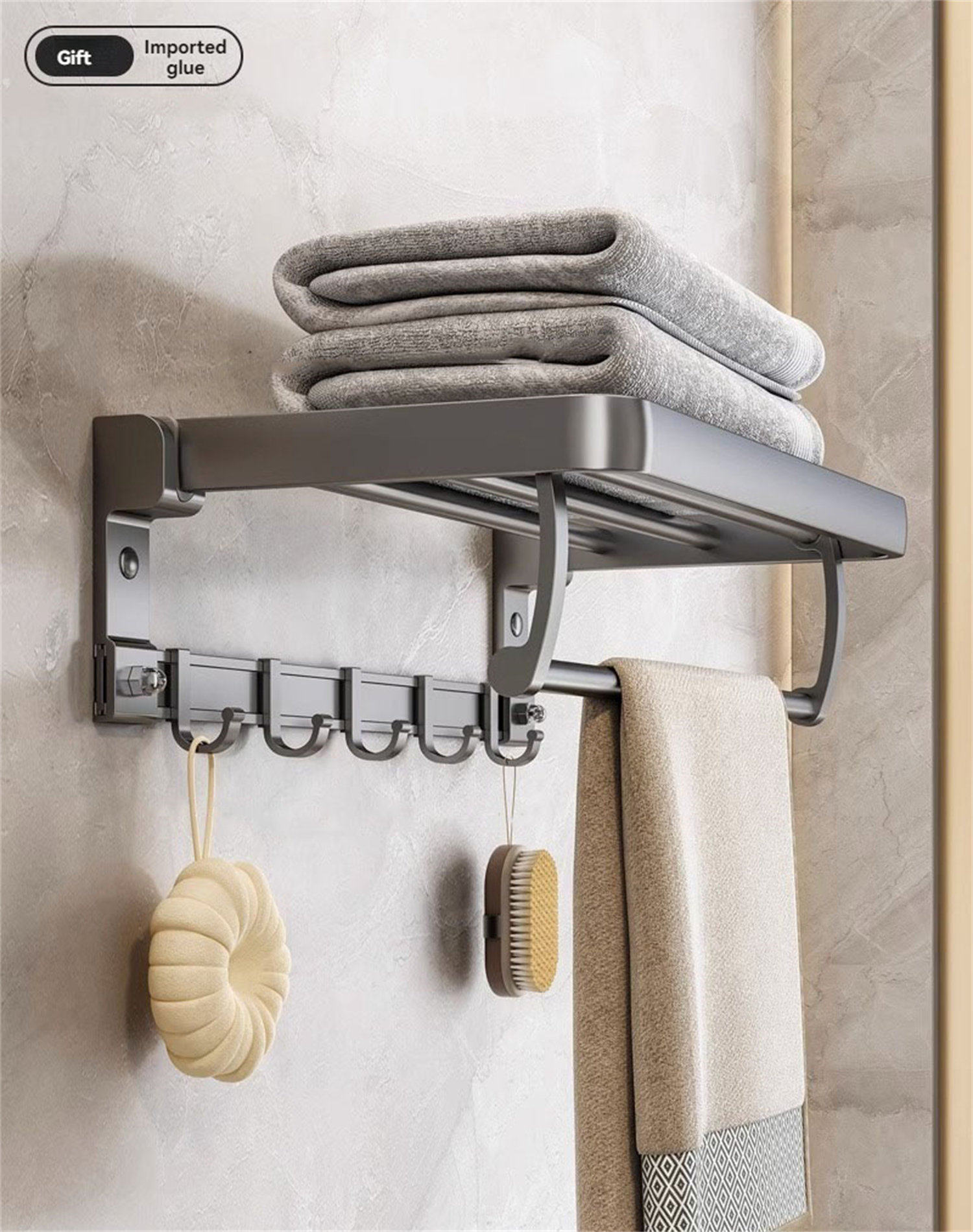 Rebrilliant Netisha Screws Shower Shelf | Wayfair