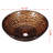 Tempered Glass Circular Vessel Bathroom Sink-147811161