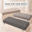 Coussin de banquette sur mesure de 7,6 cm de hauteur avec double passepoil et 2 attaches pour banquette d'intérieur ou d'extérieur, idéal pour les meubles de terrasse et de jardin.-357622345-357622461