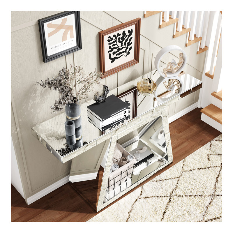 Table d'entrée 55,8 po Modern Luxury Full-Body Mirror