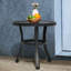 Round Iron Outdoor Side Table - 50 cm W 50 cm D