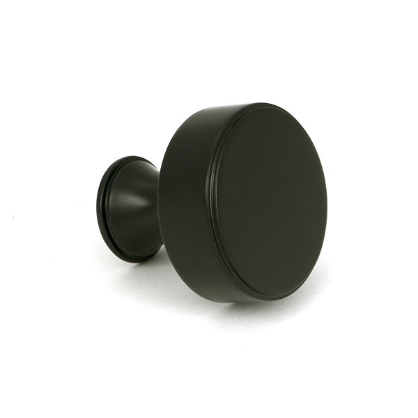Scully Cabinet Knob, Aged Bronze, 1.50" Knob Diameter