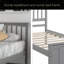 Lit plateforme en bois-332192144