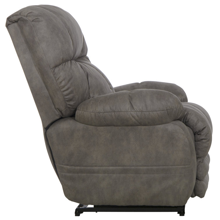 Wildon Home® Huguley Power Lay Flat Recliner with Extra Extension Foot Rest