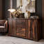 Buffet en bois massif à 3 tiroirs et 4 portes Larae-26876133