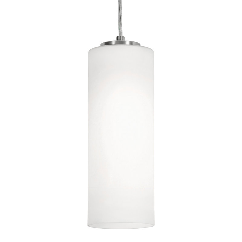 Leo 12'' Med Base Pendant, Satin Nickel