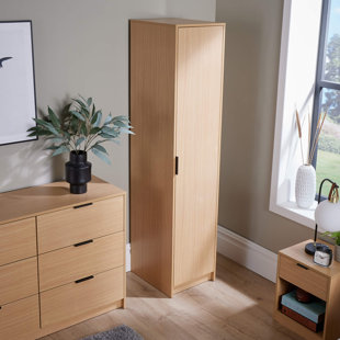 Phoenix 1 Door Hanging Rail Bedroom Storage Wardrobe