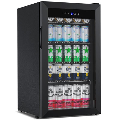 145 Cans 3 Cu. Ft. Built-In/Freestanding Beer And Beverage Refrigerator With Recessed Handle And White Led Lighting on Fridge.com
