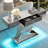 Mirrored Console Table With Led Light, 47.2'' Long Entryway Sofa Table With Triangular Base, Modern Accent Narrow Table With Large Drawer For Living Room, Hallway, Foyer, Entrance-1691558103