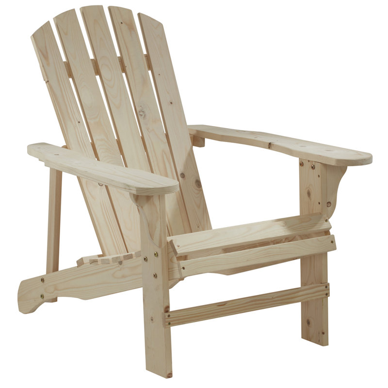 Masmoudi Fir Outdoor Adirondack Chair