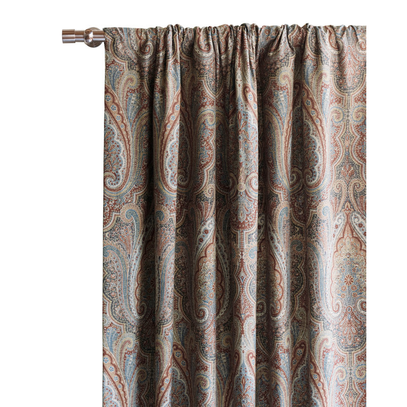 Rudy Room Darkening Curtain, 96" W x 108" L