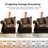Ailia Chenille Rolled Arm Sofa-1396818605