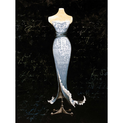 Forme bleue - reproduction sur toile tendue