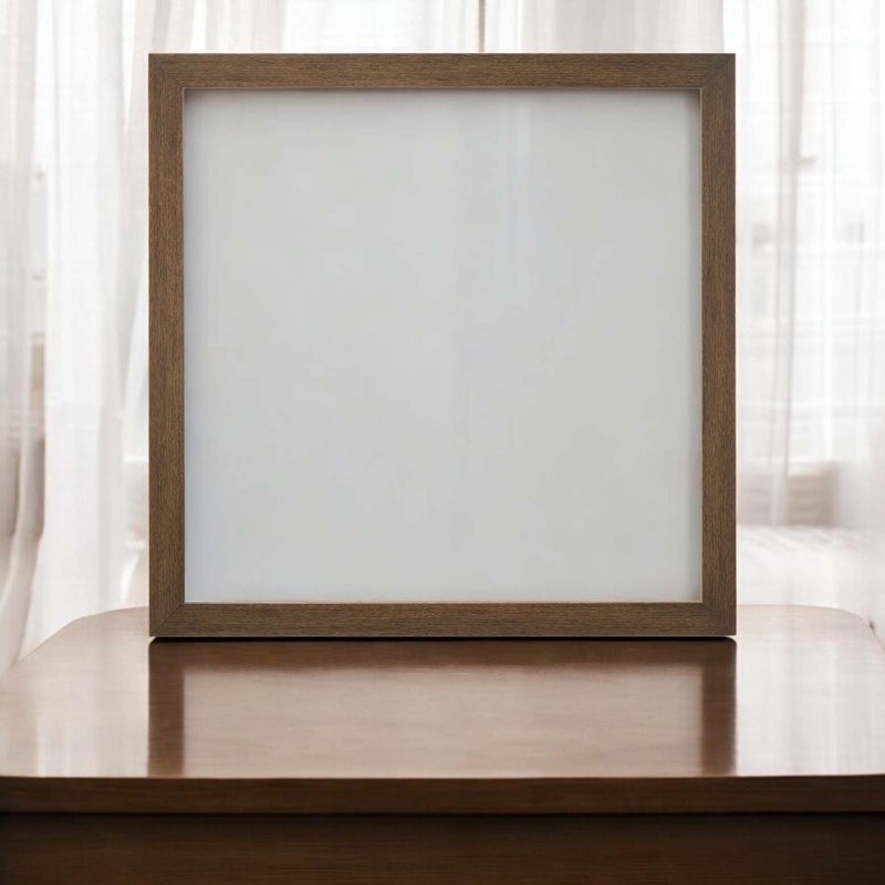 Miquell Oak Finish Mirror, Oak