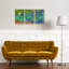 «Van Gogh Wall Art» par Vincent Van Gogh, ensemble de 3 reproductions d'art sur toile encadrées-1421606561-1421606562