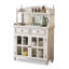 Petite armoire d'appoint multifonctionnelle en bois massif-1152150245