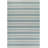 Broddrick Striped Ivory Sand Azure Indoor Outdoor Area Rug-766862121