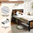 Metal Bed Frame With Headboard & Footboard Metal Slats Support-2065350559
