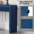Rustic Console Table with 3 Fluted Drawers-118316685