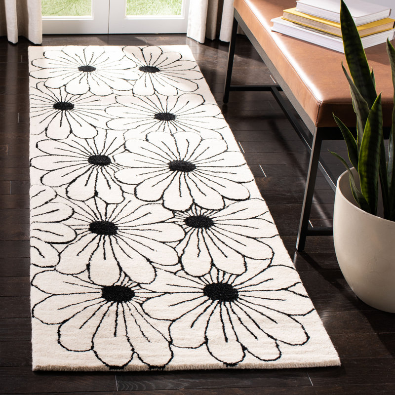 Avayah Soho Hand Tufted Wool And Viscose Floral Rug