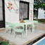 Chaise à accoudoirs en polypropylène Haze Green-208677368