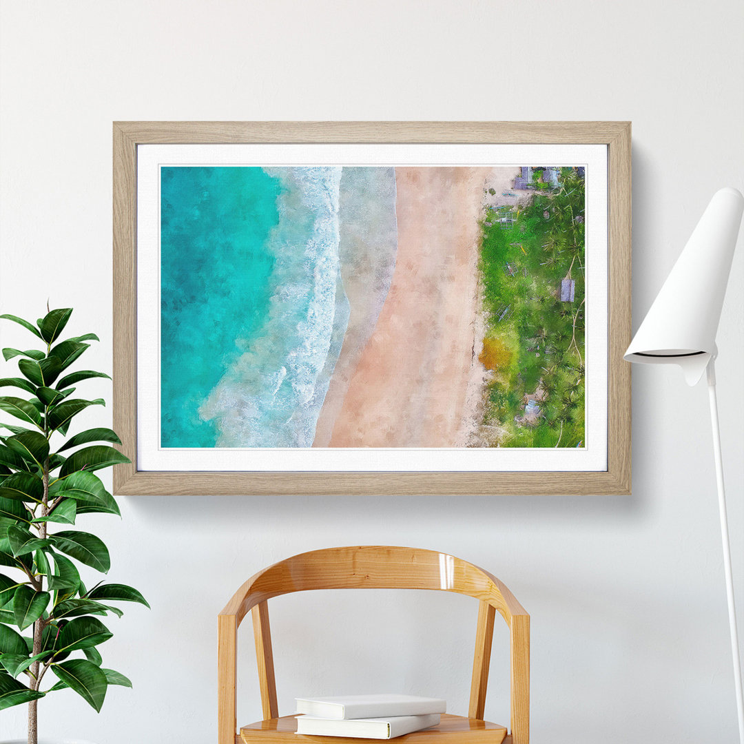 XX-A-1278X Nacpan Beach in El Nido Philippines - Picture Frame Painting