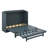 Murphy Bed Cabinet With USB Charging Station And Large Storage Drawer, Foldable Pull Out Murphy Chest Bed-1371401351-1371401352