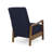Munro Manual Club Recliner 24.75'' Wide Wood Hand Manual Club Recliner   24.75” W x 35.00” D x 37.75” H -337179113-337179110