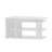 Madruga Contemporary Reversible L-Shaped Desk w/ 180 Degree Rotation