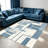 Sage & Charcoal Green Abstract Geometric carpet-easy to clean, machine-washable, soft and comfortable; suitable for door mats, kitchens, living rooms, bedrooms, corridors, and laundry areas. Easy to clean, durable carpet for home decoration.-129515426