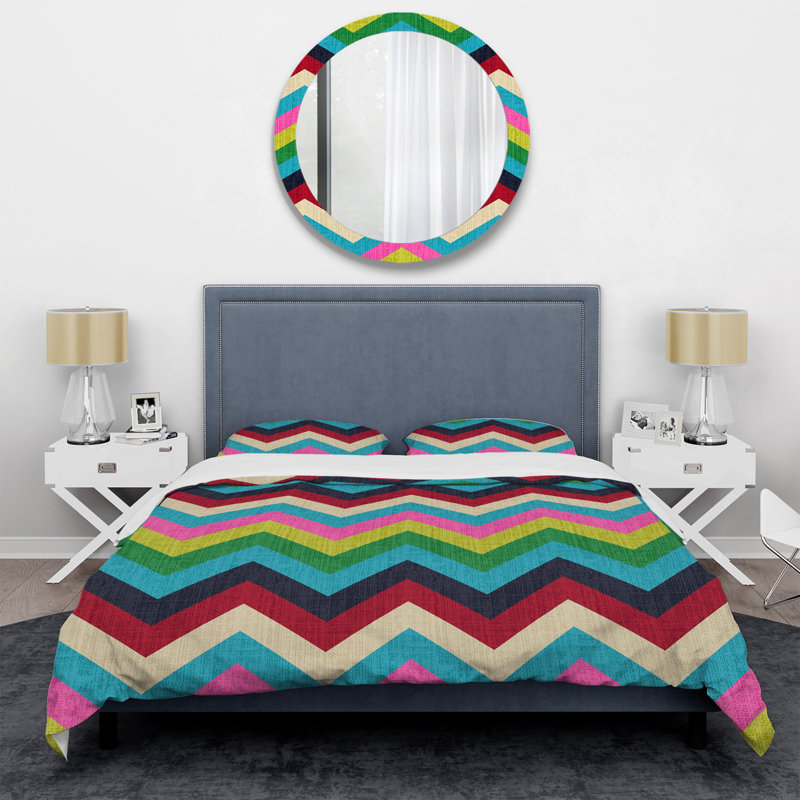 Ensemble de housse de couette en microfibre jaune / vert 3 pièces