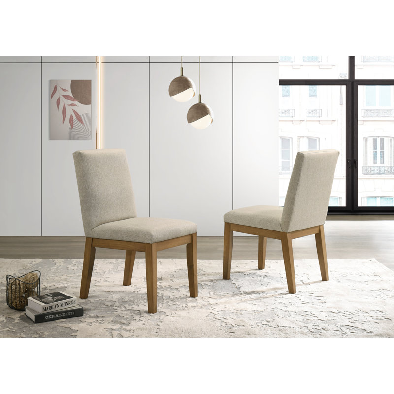 Arvida 18'' H Fabric Upholstered Side Chair, Driftwood