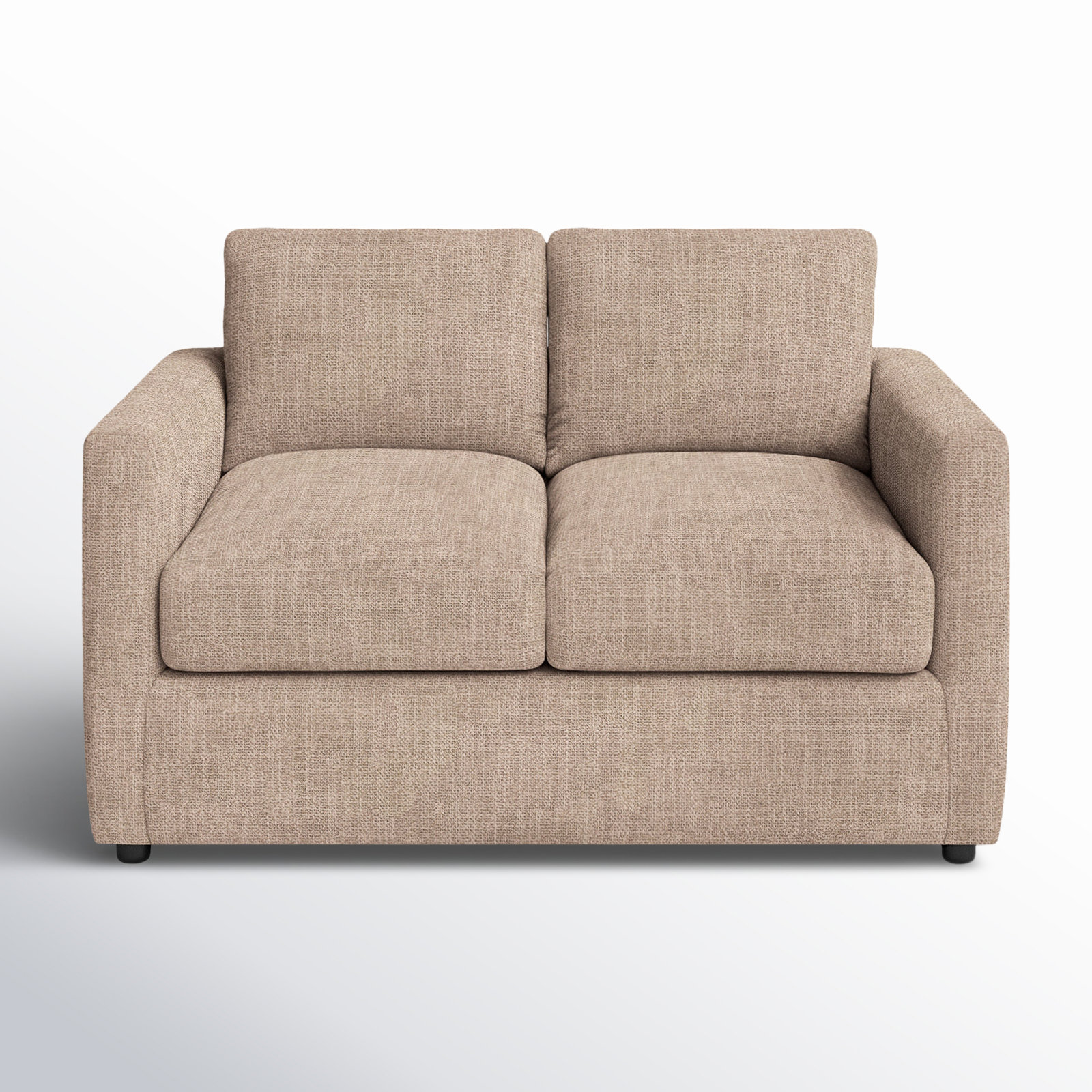 Godwin 53'' Upholstered Sofa, Conversation Linen Basketweave