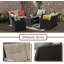 6 - Person Wicker Patio Dining Set with Rectangular Table