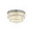 Modern 2-Light LED Round Crystal Flush Mount -1492803601
