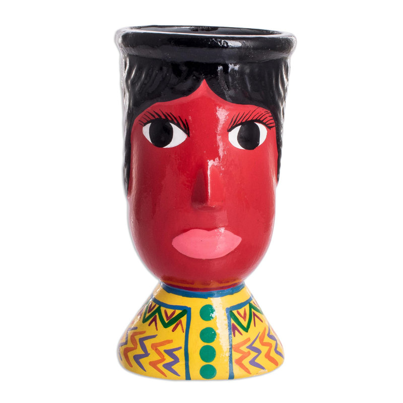 Handmade Ceramic Statue Planter