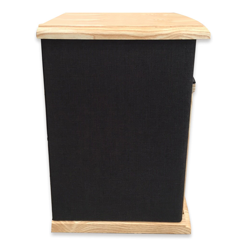 Black and Tan Electric Infrared Quartz Space Heater with Thermostat