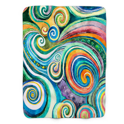 Jeté Spiral Swivels - 1 pièce Sherpa Premium