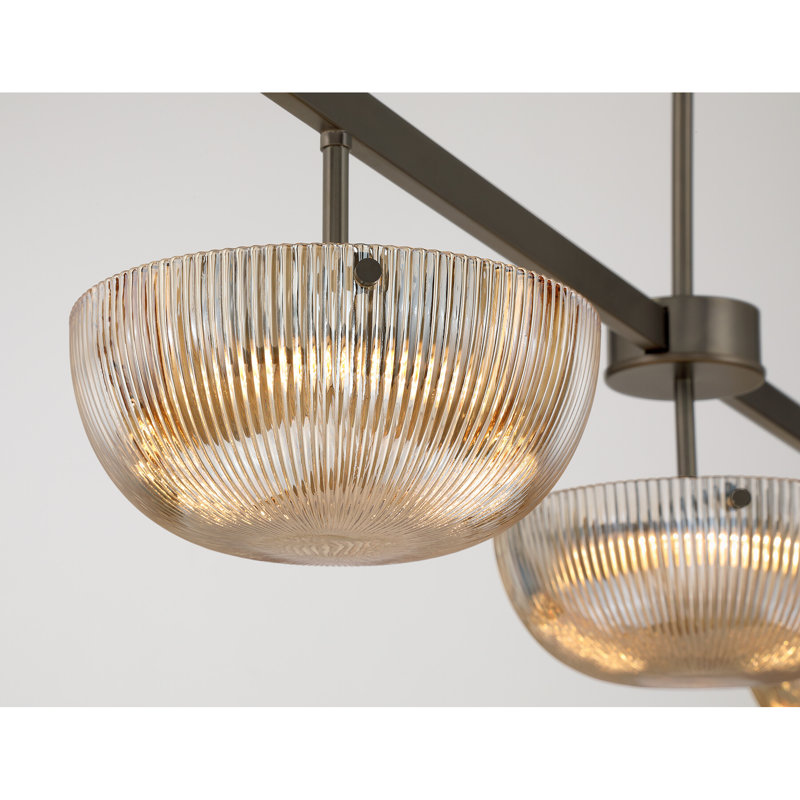 Hubbard 3 - Light Chandelier, Mediterranean Bronze